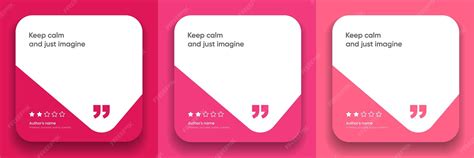 3d bubble testimonial banner quote infographic social media post ...