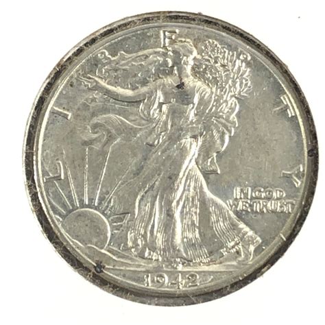 1942-D Silver Walking Liberty Half Dollar | Property Room
