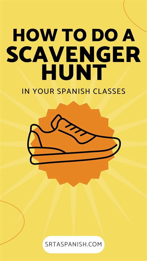 Scavenger Hunt for Spanish Class: ¡Corre en Círculos! - Srta Spanish
