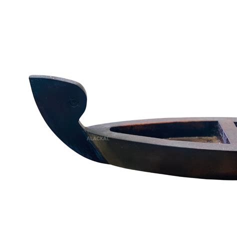 WOODEN BOAT FOR SHOWPIECE – Alackal Bell Metals