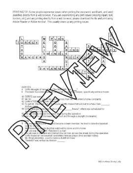 Swindle Activities Gordon Korman Crossword Puzzle and Word Search