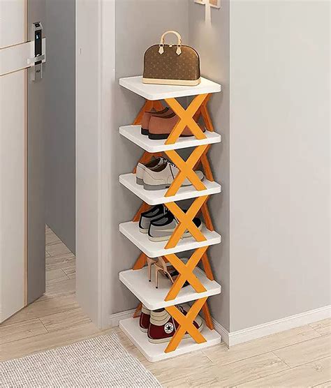 N4X4 KITCHENWARE 6 Layer Shoe Rack,Stackable Shoe Storage Organizer for ...