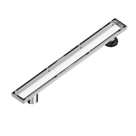 Neodrain 24-Inch Side Outlet Linear Shower Drain with Tile insert Grate ...