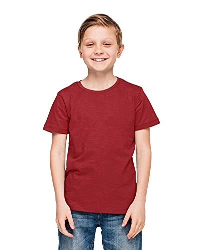 LAPARWAH Maroon Color Half Sleeve Kids T-Shirt_7_8 : Amazon.in: Fashion