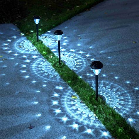 ExcMark 10 Pack Solar Lights for Outside Pathway Garden Waterproof ...