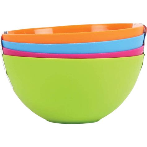 Buy V.I.C BPA Free Plastic Mixing and Serving Bowls Set for Cereal ...