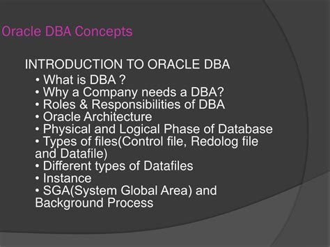 Image result for Oracle DBA Flowchart
