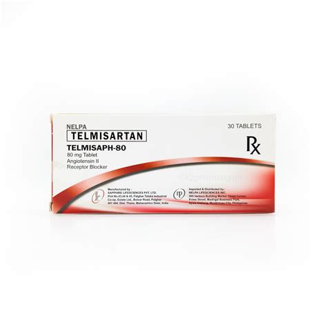 All / Telmisaph-80 Telmisartan 80mg Tablet