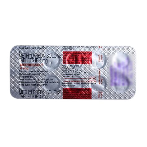 Mepresso-T 4 mg Tablet 10's : Amazon.in: Health & Personal Care