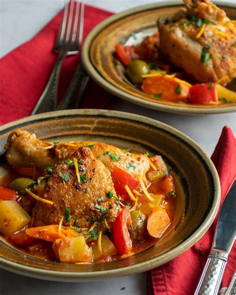 Spanish Style Chicken Stew | Blue Jean Chef - Meredith Laurence