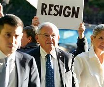 Image result for Sen. Bob Menendez resignation