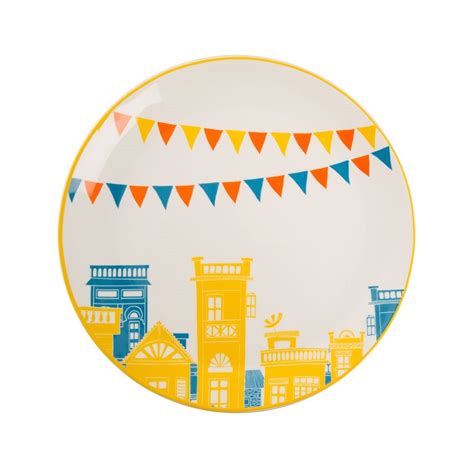 Buy Chumbak Building Dinner Plate, 250mm Online at Low Prices in India ...