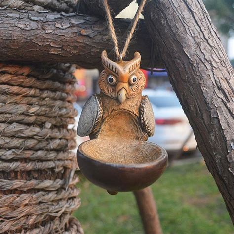 Cheap Sagit Unique Bird Feeders,Tree Faces Decor Outdoor,tree ...