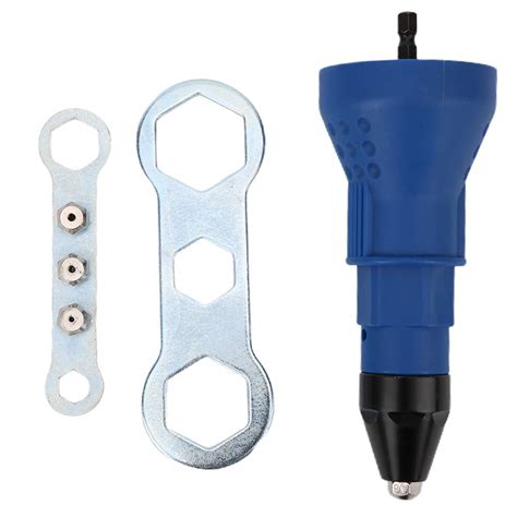 Adium Riveting Nut Gun Adaptor, High Strength Steel + Plastic Wear ...