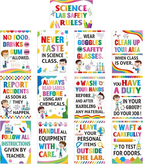 Science Class Safety Rules Lab Safety Lesson Bundle