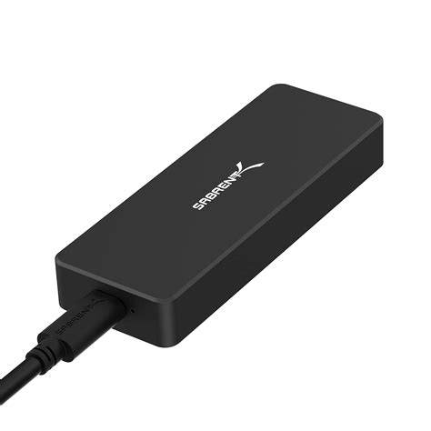 Sabrent USB 3.2 Tool-Free Enclosure for NVMe PCIe M Key M.2 SSD [Black ...