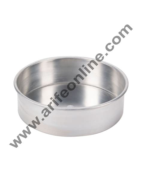 Cake Decor Round Aluminum Cake Mould Thali 8in x 2in – Arife Online Store