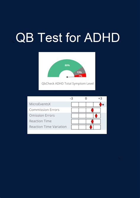 QB Test for ADHD | Private Assessment & Treatment | LondonFirst Step ...