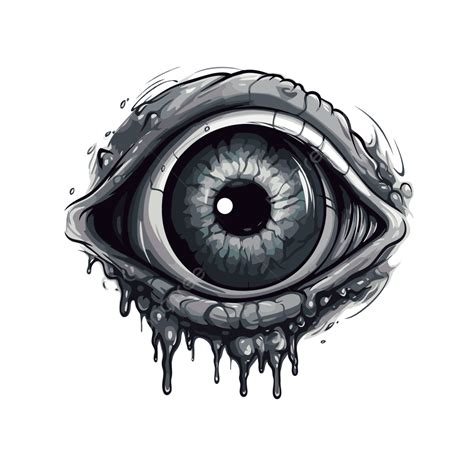Creepy Eyeball Drawing