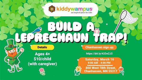 Build a Leprechaun Trap at kiddywampus Chanhassen!, Kiddywampus Shop ...