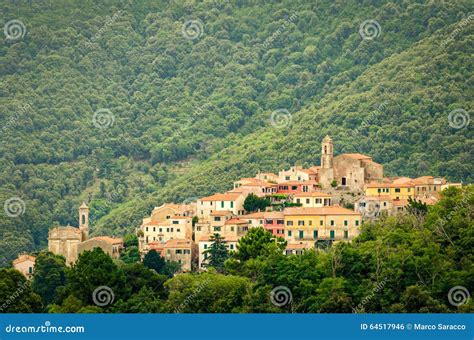 Poggio (Isola D'Elba Italy) Stockfoto - Bild von dorf, elba: 64517946
