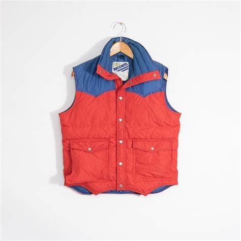 Vintage Vintage Western Down Puffer Vest Mens Medium - Distressed | Grailed