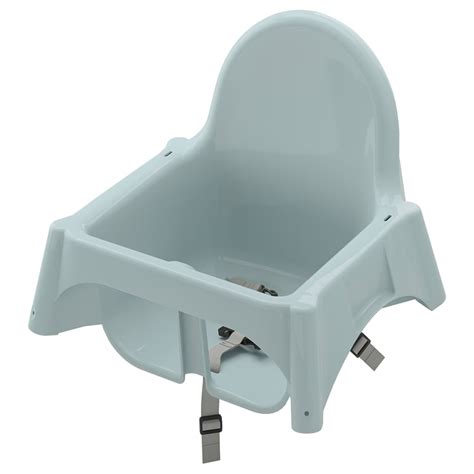 ANTILOP seat shell for highchair, grey-blue - IKEA