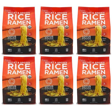 Amazon.com: Lotus Foods Organic Millet & Brown Rice Ramen - Gluten Free ...