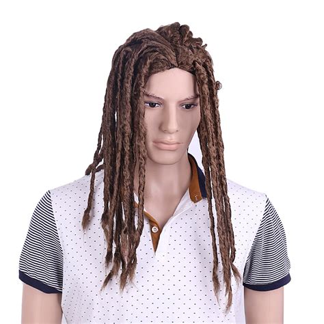 Premade Synthetic Cosplay Reggae Dreadlocks Wig African American Wigs ...