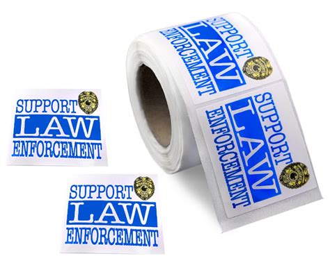 250 Police Support Law Enforcement Stickers (250 Stickers) : Amazon.in ...