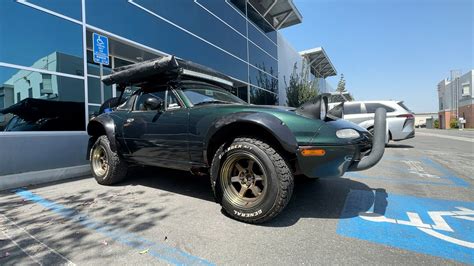 Pandem Rocket Bunny Fender Flares On A Lifted Mazda NA Miata!? - BOX O – E Auto Inc.