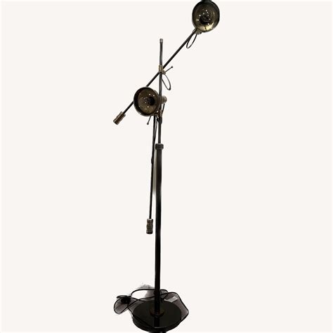 Arhaus Antiqued Brass Task Floor Lamp - AptDeco