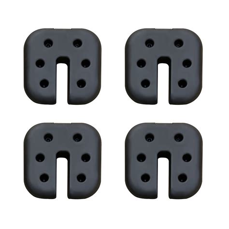 CROWN SHADES Canopy Weight Plates Set of 4-pc for Canopy Square ...