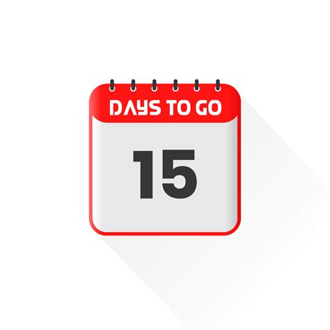 Countdown icon 15 Days Left for sales promotion. Promotional sales ...