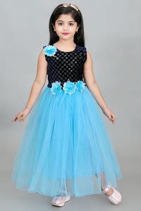 MODERN DREAM Indi Girls Maxi/Full Length Festive/Wedding Dress Price in ...