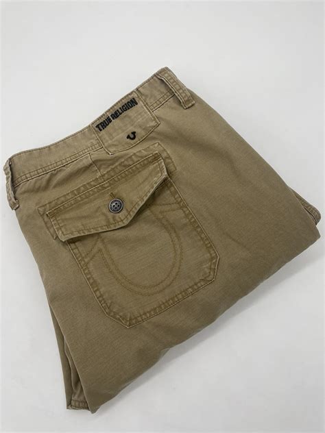 True Religion Cargo Pants Khaki