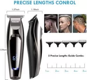 Geemy GM 6661 Professional Hair Trimmer & Clipper With LED Display ...
