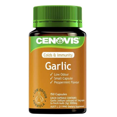 Buy Cenovis Garlic 150 Capsules Online at Chemist Warehouse®