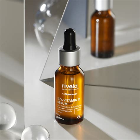 20% Vit C Serum with 1% Hyaluronic Acid – Rivela Dermascience