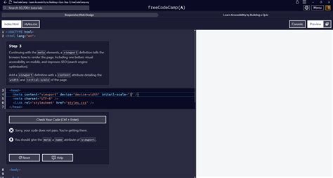 Image result for HTML. Step 42 Freecodecamp