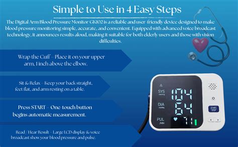 MDSS Digital Arm BP Machine with USB Charging, Voice Announcements ...