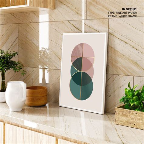 Que 02 Minimalist Wall art: Buy Minimalist Geometric Art Paintings ...