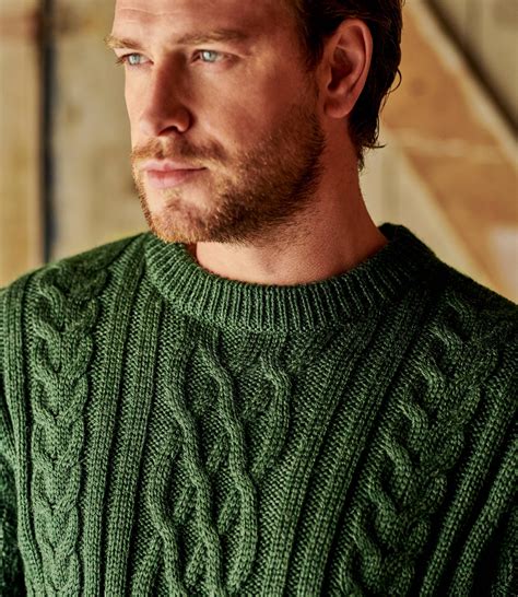 Dark Forest | Pure Wool Aran Knitted Jumper | WoolOvers AU