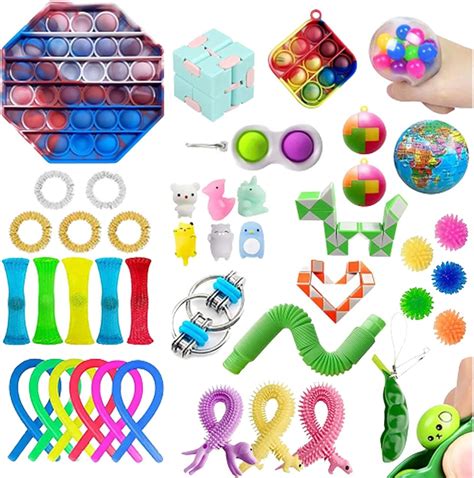 Buy Lexonix 43 Pack Sensory Fidget Toys Sets, Scientoy Fidget Toy Pack ...
