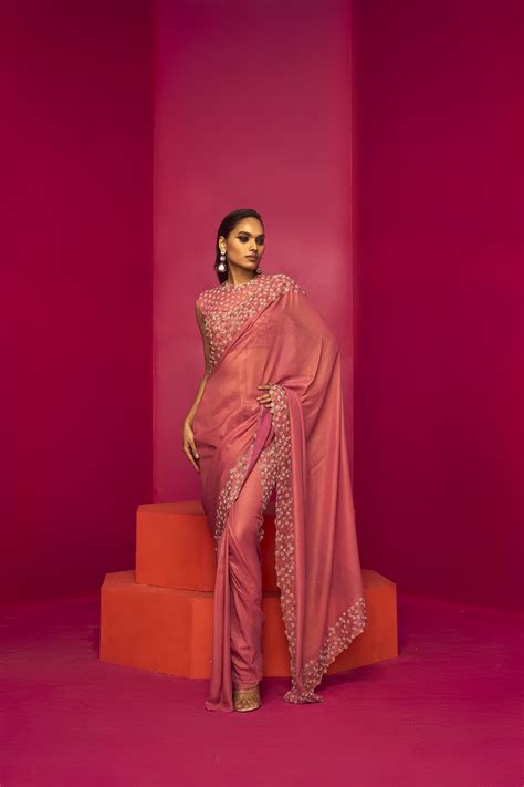 Shimmer Georgette Saree – Priyam