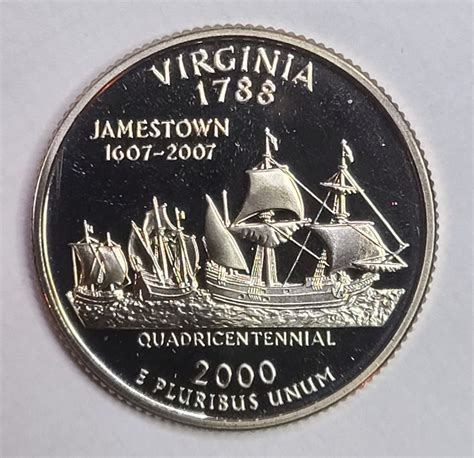 Statehood Quarter 2000-S Virginia Clad Proof-65 (GEM) - For Sale, Buy ...