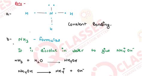 Class10 ICSE Chemistry Chapter Ammonia