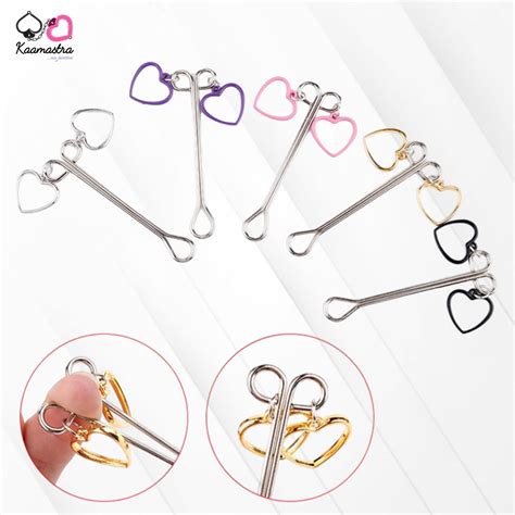 Buy Heart Nipple Clamps | Metal & Adjustable | Kaamastra's