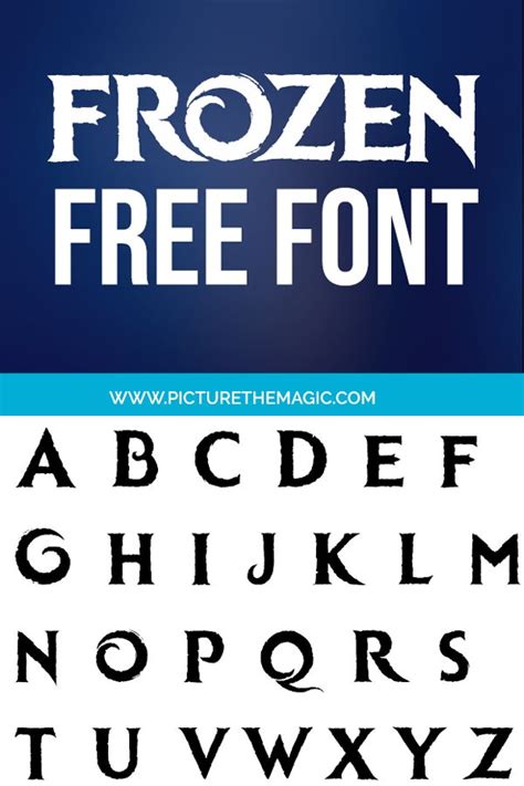 Disney Frozen Font