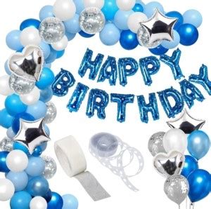 Zebra finch Blue Birthday Decoration Theme for Girls Boys Friends ...